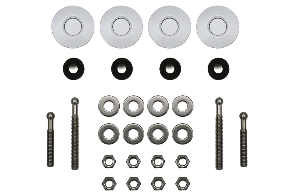 Move Over Racing Bumper Quick Release Kit White - 2013-2016 Scion FR-S / 2013-2020 Subaru BRZ / 2017-2019 Toyota 86