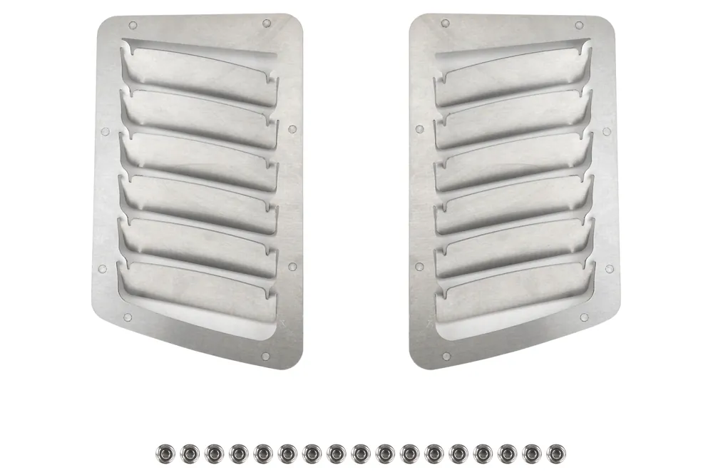Verus Engineering Small Hood Louver Kit Aluminum - 2013-2021 Scion FR-S / Subaru BRZ / Toyota 86
