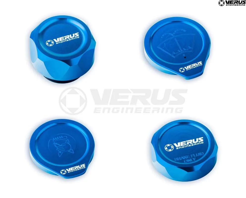 Verus Engineering EngineBayCapKit Blue - 2013-2021 Scion FR-S / Subaru BRZ / Toyota 86 / 2015-2021 Subaru WRX