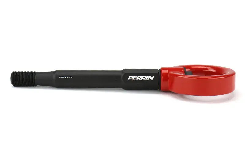 PERRIN Tow Hook Kit Rear Red - 2008-2014 Subaru WRX / STI Hatchback