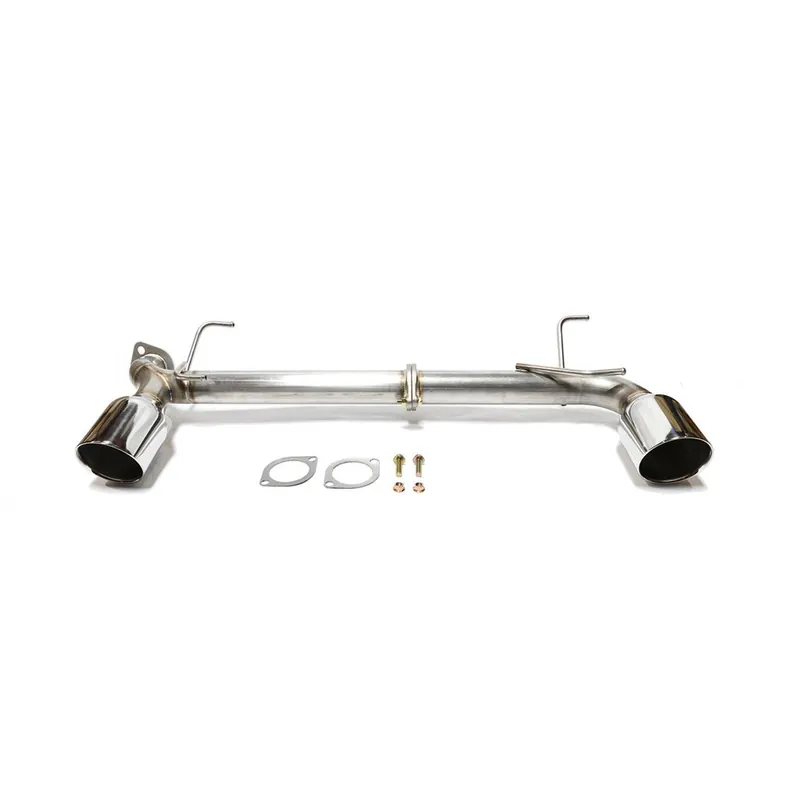 Remark Axle Back Exhaust Muffler Delete w/ Stainless Steel Single Wall Tips - 2013-2016 Scion FR-S / 2013-2016 Subaru BRZ
