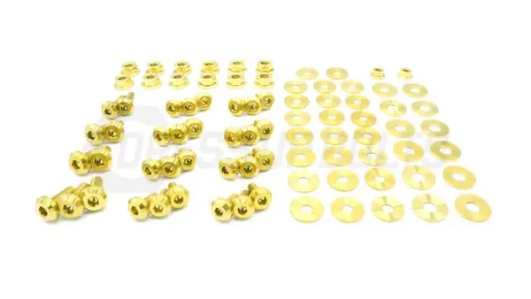 Fast Turn Fittings Subaru BRZ (Full Engine Bay) ZC6 Gold - 2013-2016 Scion FR-S / 2013-2020 Subaru BRZ / 2017-2020 Toyota 86