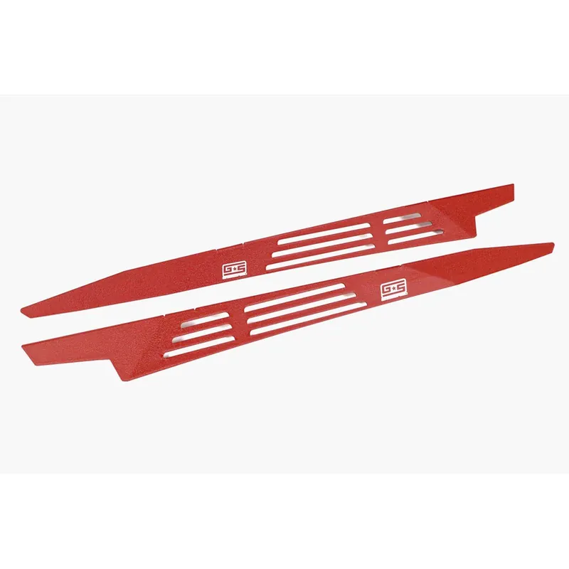 GrimmSpeed Fender Shrouds (Red) - 2008-2014 Subaru WRX / STI