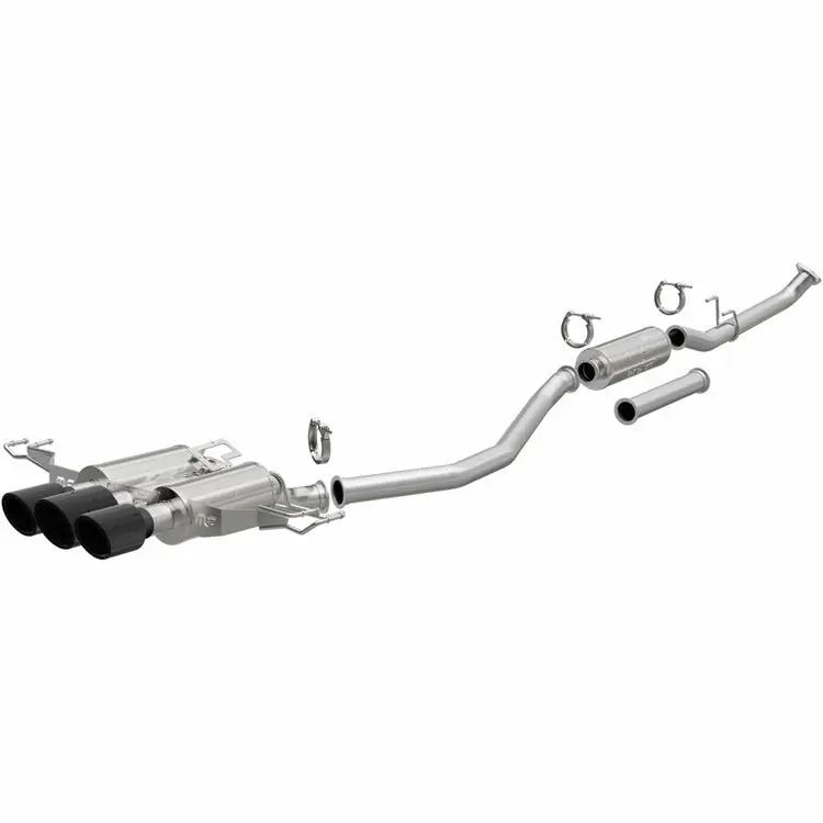 MagnaFlow XMOD Series Cat-Back Performance Exhaust System - Carbon Fiber Tips - 2022-2024 Honda Civic