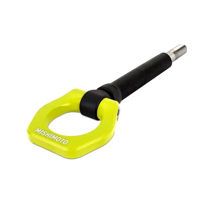Mishimoto Racing Front Tow Hook - Yellow - 2022-2024 Subaru WRX