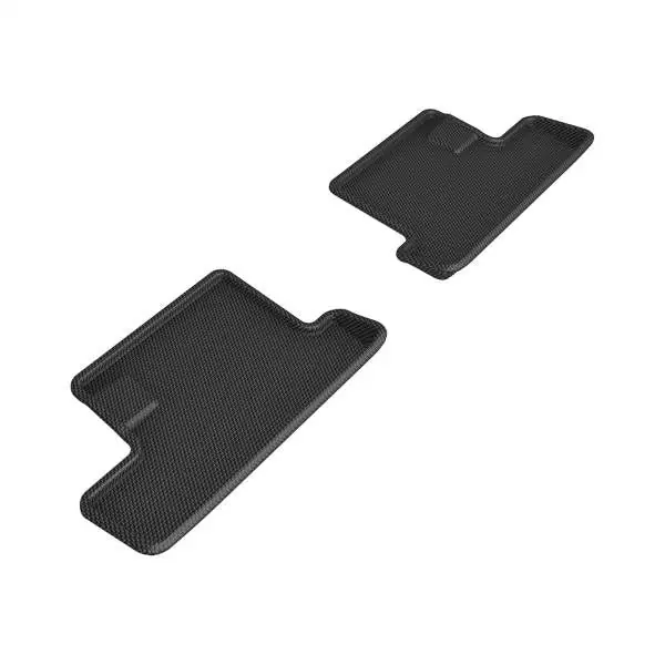 3D MAXpider Custom Fit Kagu Floor Mats - Second Row - Black - 2022-2026 Toyota GR86 / Subaru BRZ