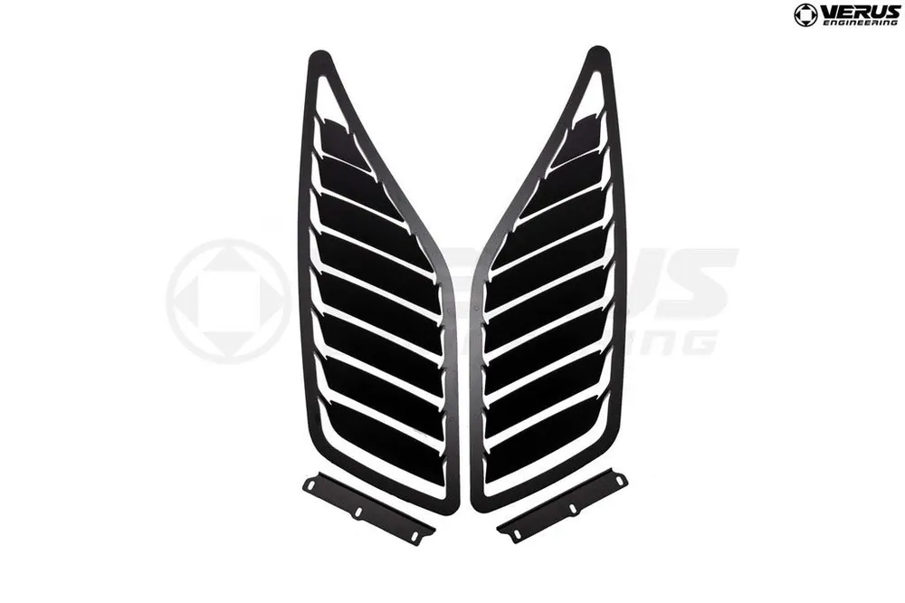 Verus Hood Louver Kit - Black - 2022-2024 Subaru WRX