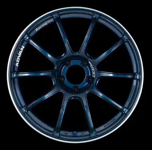 Advan RZII Racing Indigo Blue w/ Ring 18x9.5 +45 5x114.3 (Single Wheel) - 2015-2024 Subaru WRX / 2015-2021 STI / 2019-2024 Forester