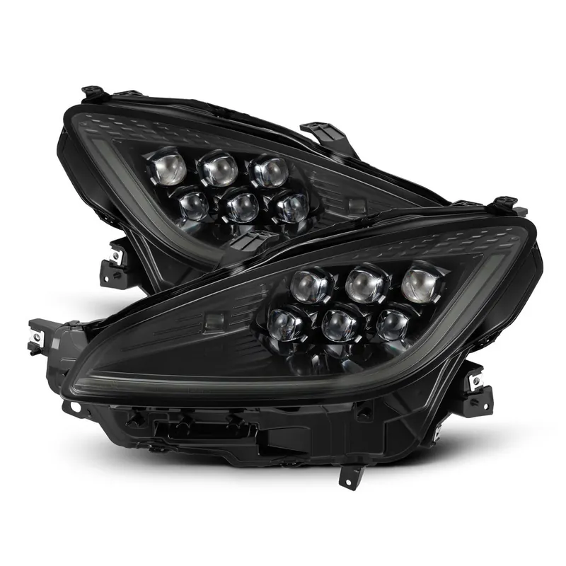 Alpharex Nova Series LED Projector Headlights - Alpha Black - Activation Light w/ Sequential Signal / Switchback DRL - 2022-2024 Toyota GR86 / Subaru BRZ