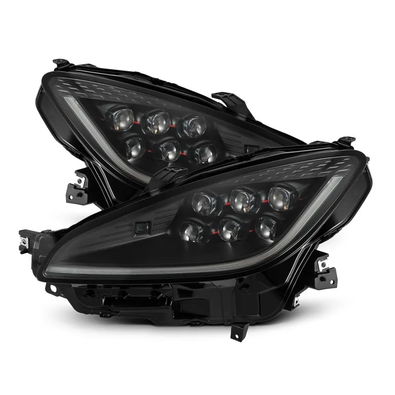 Alpharex Nova Series LED Projector Headlights - Black - Activation Light w/ Sequential Signal / Switchback DRL - 2022-2024 Toyota GR86 / Subaru BRZ