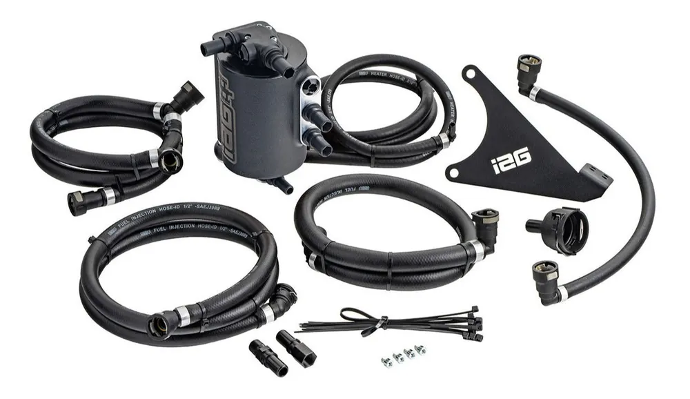 IAG Performance V4 Air Oil Separator AOS - Black - 2022-2026 Subaru WRX