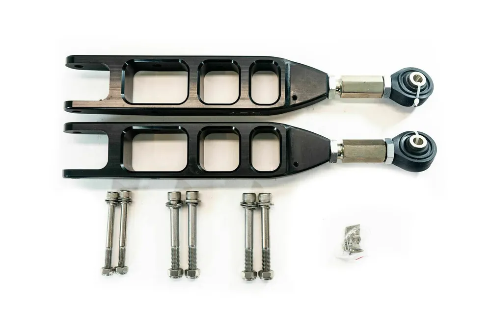 ISC Suspension V3.2 Rear Adjustable Control Arms - Limited Stealth Series - 2008-2024 Subaru WRX / 2008-2021 STI