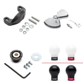 Cobb Stg 1+ Drivetrain Package (Weighted Knob) - White - 2008-2026 Subaru WRX / 2005-2009 Legacy GT / 2006-2008 Forester XT 5MT