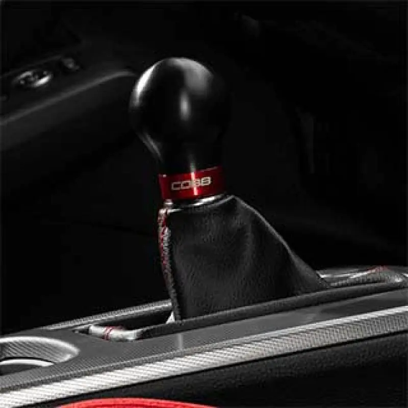 Cobb 6-Speed Short Weighted Cobb Knob - Black - 2023-2026 Honda Civic Type R