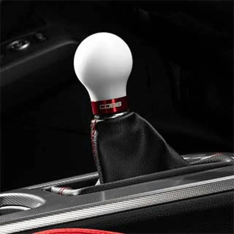 Cobb 6-Speed Short Weighted Cobb Knob - White - 2023-2026 Honda Civic Type R