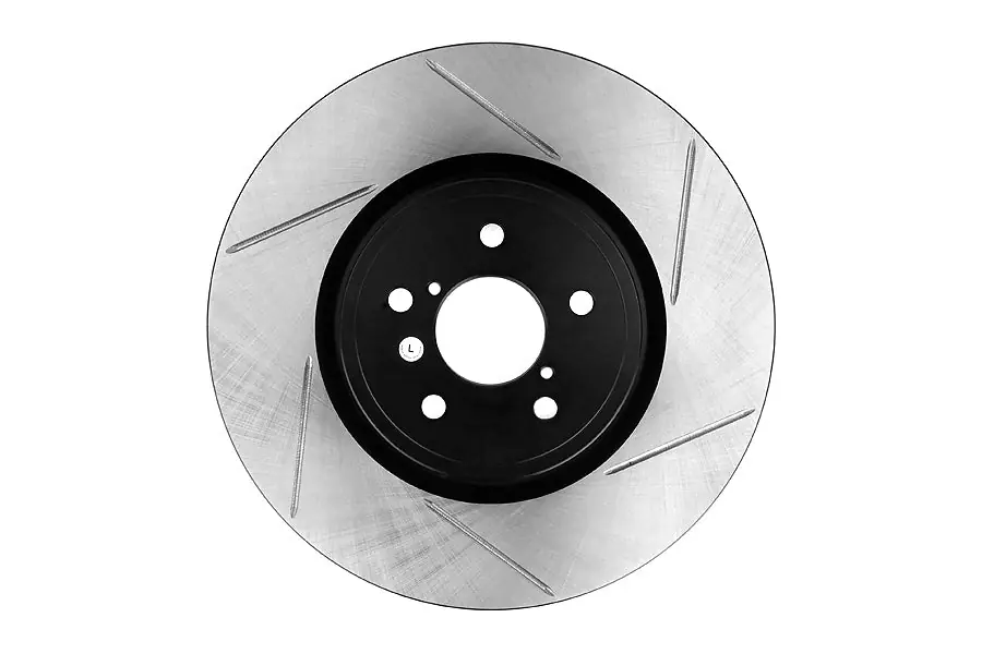 Stoptech Slotted Front Left Rotor Single - 2005-2012 Subaru Legacy GT
