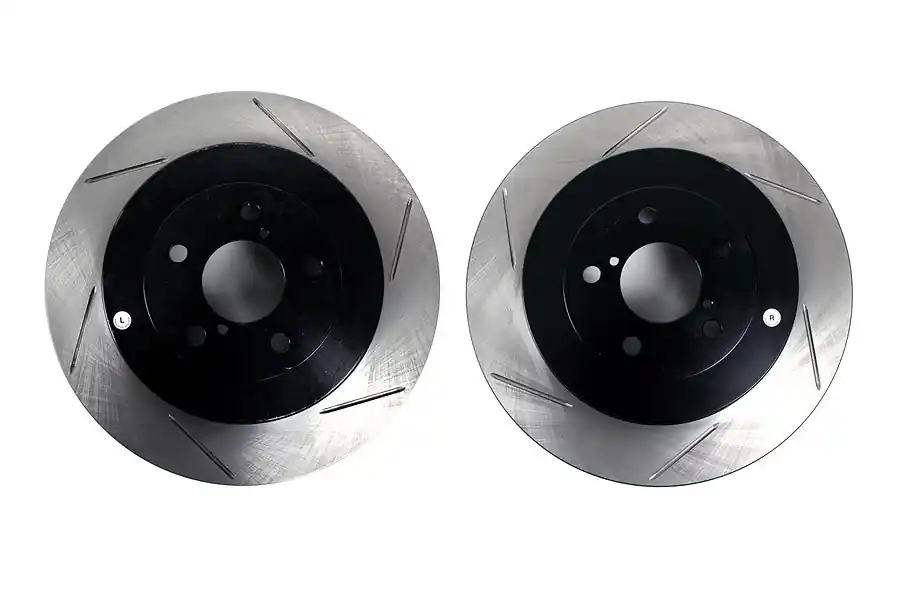 Stoptech Slotted Rear Rotor Pair - 2004 Subaru STI