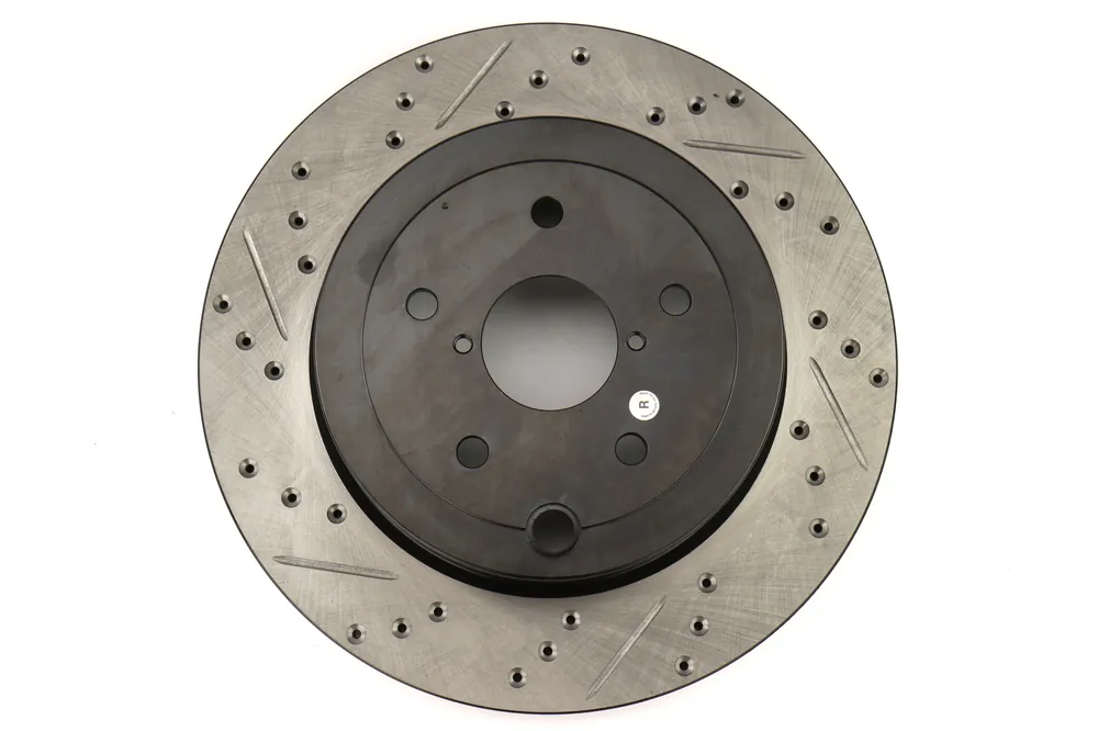 Stoptech Drilled and Slotted Rotor Single Rear Right - 2008-2017 Subaru STI