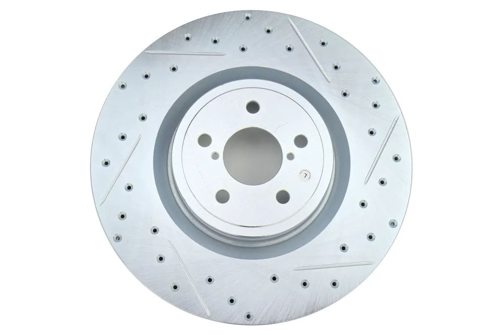 Stoptech C-Tek Sport Drilled and Slotted Rotor Single Front Left - 2004 Subaru STI
