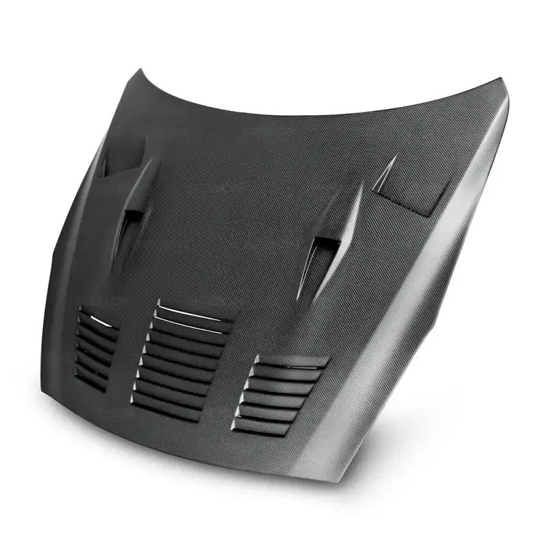 Seibon Dry Carbon Fiber GTII Style Hood - 2009-2015 Nissan GT-R