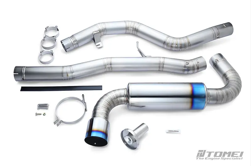 Tomei Single Exit Full Titanium Expreme Ti Catback Exhaust - Type-R - 2020-2024 Toyota GR Supra