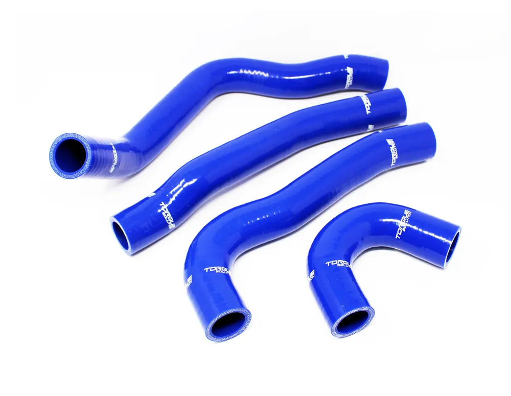 Torque Solution Silicone Radiator Hoses Blue - 2008-2015 Mitsubishi Evo X