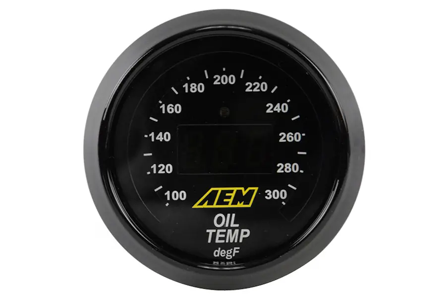 AEM Electronics Oil/Transmission/Coolant Temperature Gauge Digital 52mm - Universal