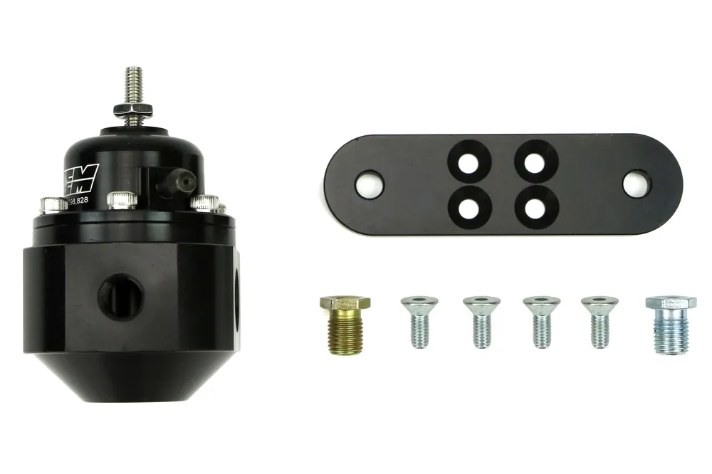 AEM Electronics Adjustable Fuel Pressure Regulator Black - Universal
