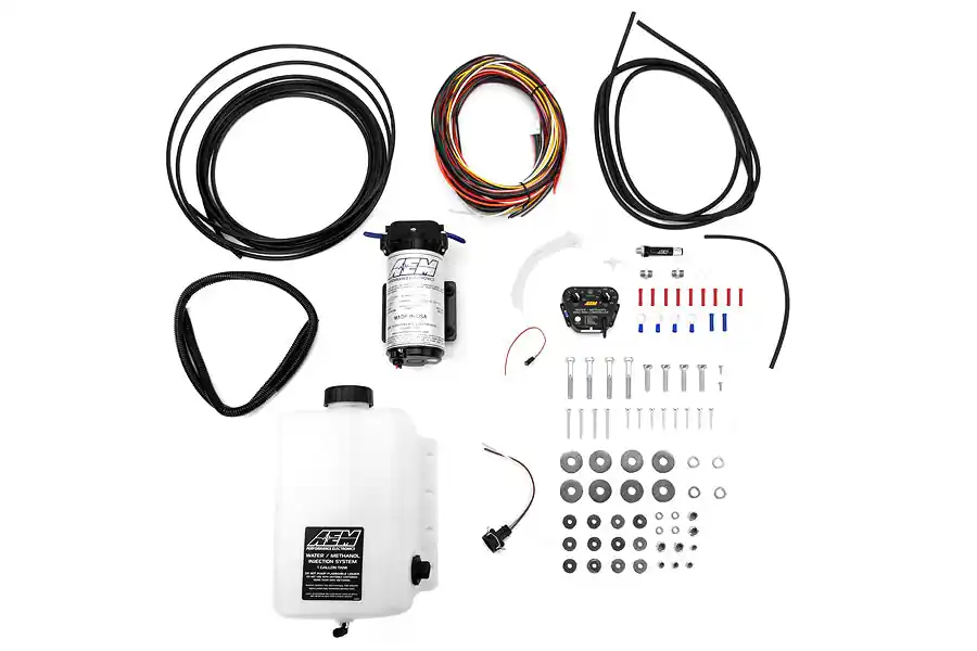 AEM Electronics Water / Methanol Injection Kit V2 (up to 35psi) w/ 1 Gallon Tank - Universal