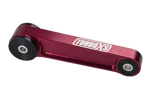TurboXS Pitch Stop Mount Red - 2002-2021 Subaru WRX / STI / 2003-2006 Baja / 2004-2014 Forester / 1993-2014 Impreza / 1990-2009 Legacy / 2000-2009 Outback