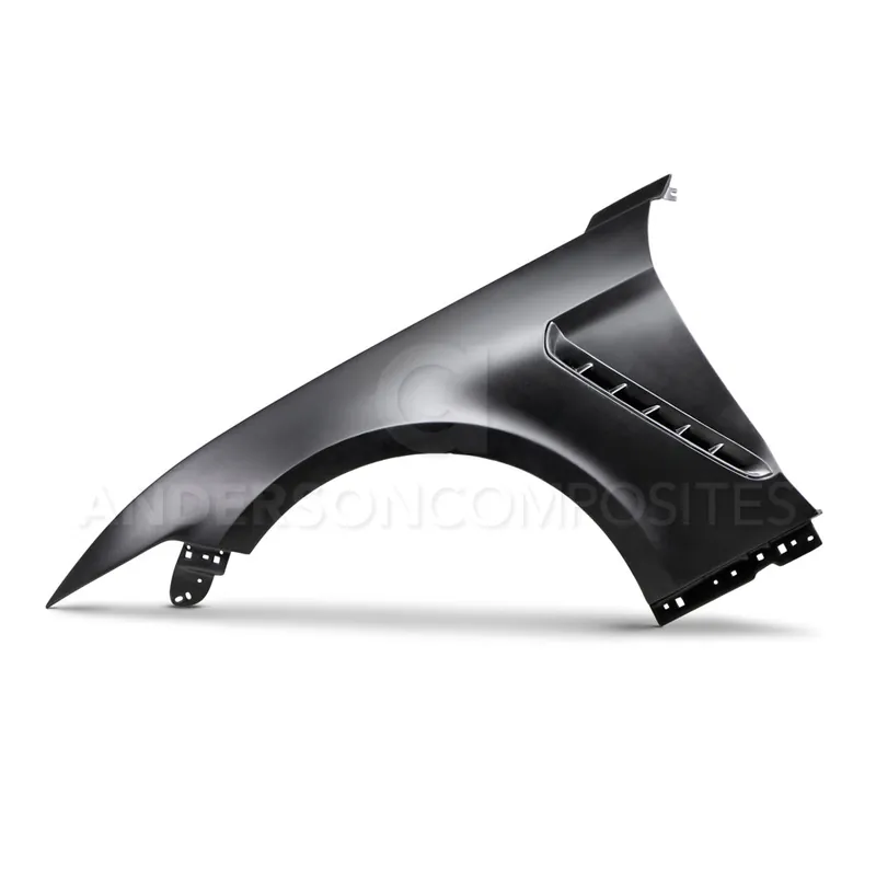 Anderson Composites GT350 Style Fiberglass Wide Fenders - 2015-2017 Ford Mustang
