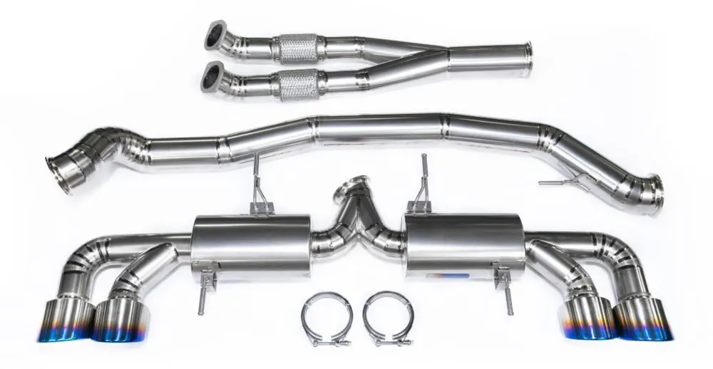 AMS Performance ALPHA Titanium 102mm Exhaust System - 2009-2019 Nissan GT-R