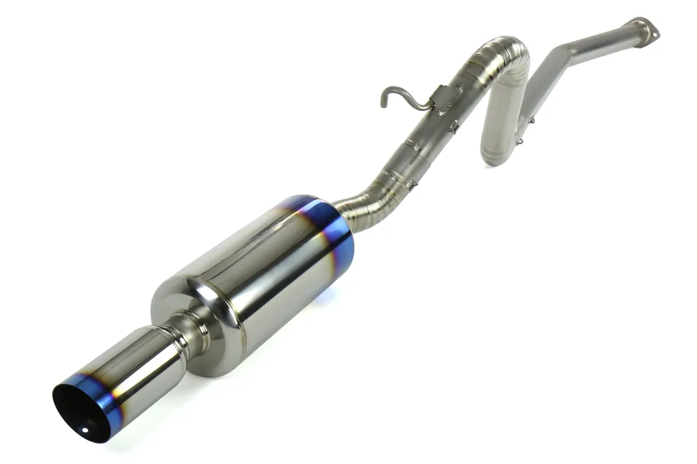 Tomei Expreme Ti Full Titanium Cat Back Exhaust Type-S - Burnt Tip - 1983-1987 Toyota Corolla SR5/GTS