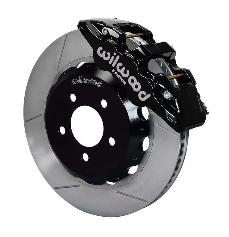 Wilwood AERO6 14in Front Kit Black - 2002-2021 Subaru WRX / 2004-2021 STI / 2003-2006 Baja / 1998-2013 Forester / 1994-2009 Legacy / 2000-2009 Outback