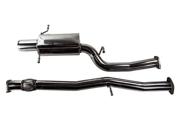 TurboXS Catback Exhaust System 4in Polished Stainless Tip - 2002-2007 Subaru WRX / 2004-2007 STI