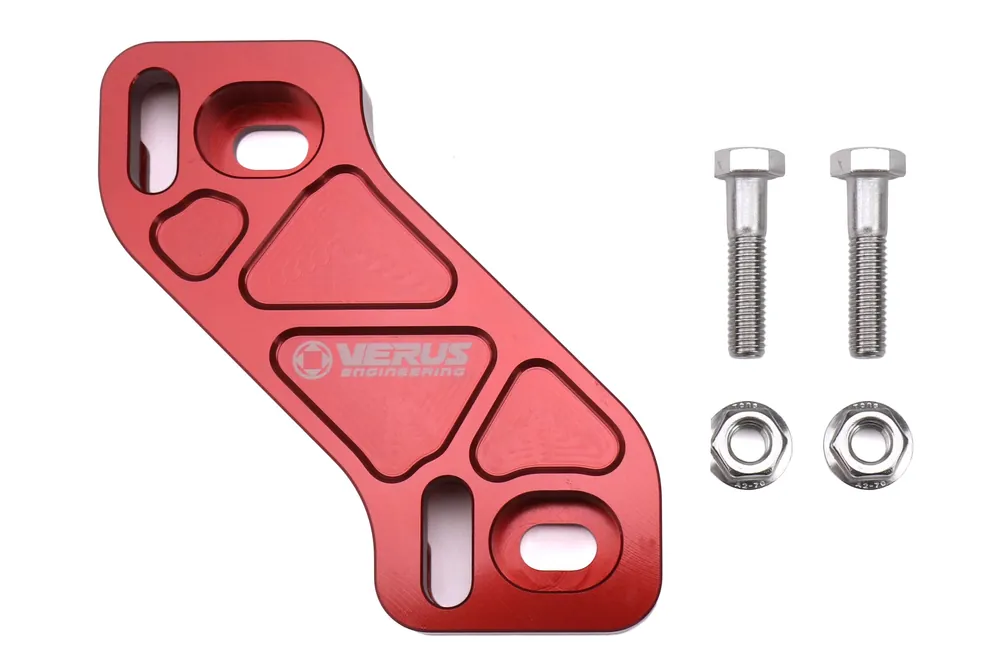 Verus Engineering Throttle Pedal Spacer Red - 2008-2014 Subaru WRX / STI