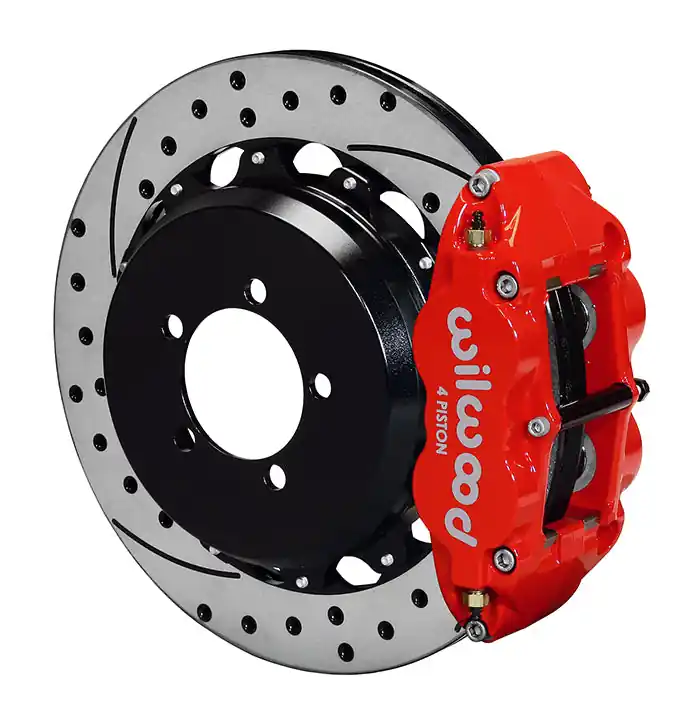 Wilwood 4R Drilled Rear (Red) - 2013-2021 Scion FR-S / Subaru BRZ / Toyota 86