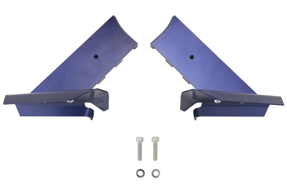 Boomba Racing Brake Cooling Deflectors Blue - 2013-2018 Ford Focus ST