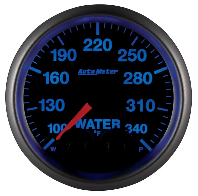 Autometer Elite Water Temperature Gauge 7 Color 52mm - Universal