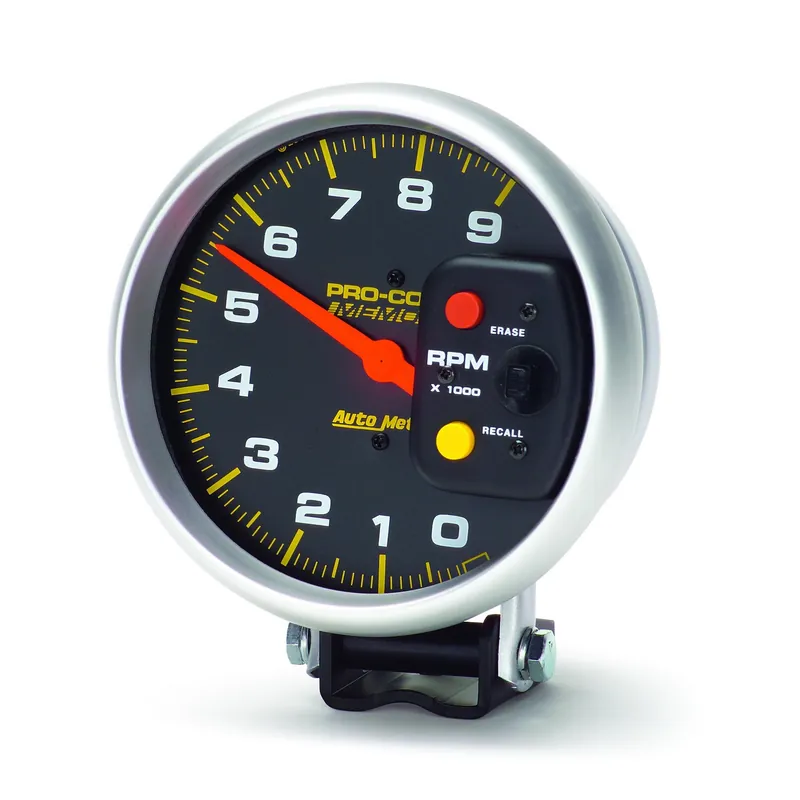 Autometer Pro-Comp Pedestal Tachometer Gauge 5in - Universal
