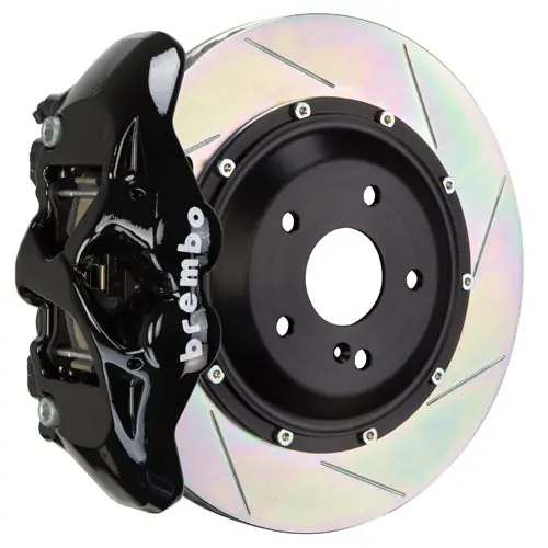 Brembo GT Systems Monobloc 4 Piston 345mm Slotted Black - 2017-2020 Honda Civic Type R/SI
