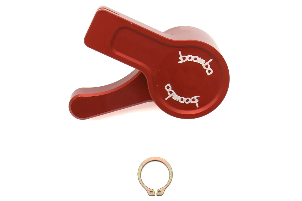 Boomba Racing Hood Latch Release Red - 2013-2018 Ford Focus ST