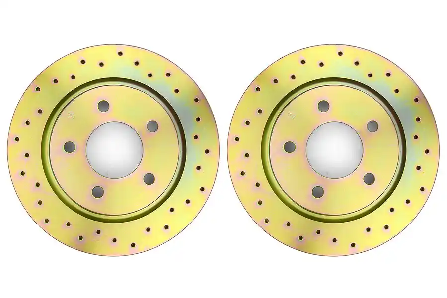 Brembo Sport Brake Rotor Pair Drilled Rear - Mazda 3 Models (inc. 2007-2013 Mazdaspeed3)