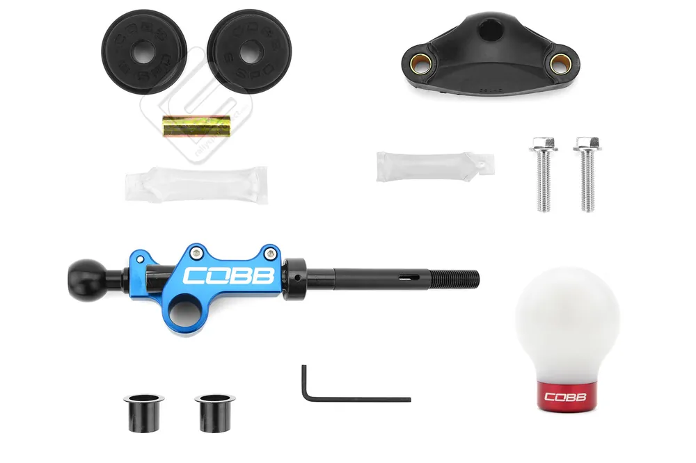 COBB Tuning Stage 1+ Drivetrain Package w/ White/Red Knob - 2007-2009 Subaru Legacy GT Spec.B
