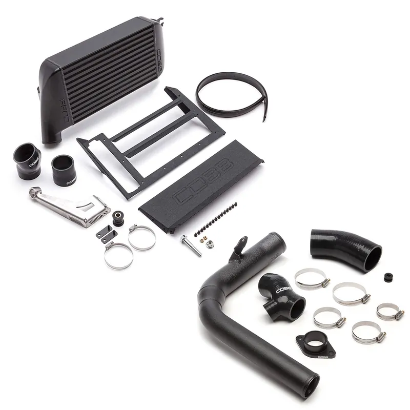 COBB Tuning Top Mount Intercooler Kit w/ Charge Pipe Black - 2015-2021 Subaru WRX