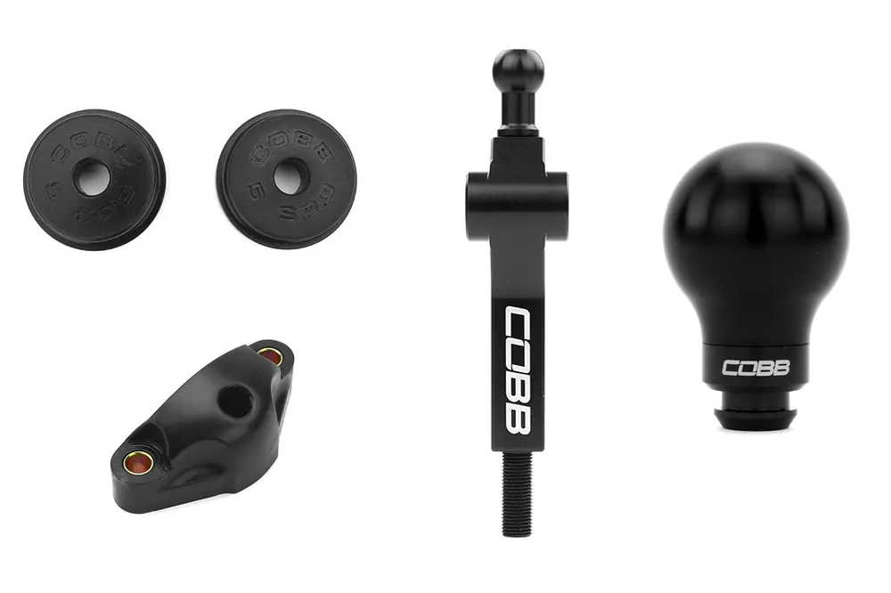 COBB Tuning Stage 1+ Wide Barrel Drivetrain Package w/ Black/Black Knob - 2002-2007 Subaru WRX