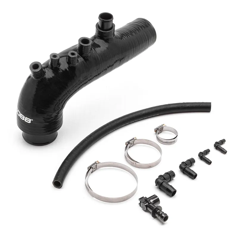 COBB Tuning Silicone Turbo Inlet Black - Subaru Models (inc. 2008-2014 WRX / 2005-2009 Legacy GT)