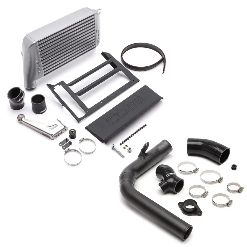 Cobb Tuning Top Mount Intercooler Kit w/ Charge Pipe Silver - 2015-2018 Subaru WRX