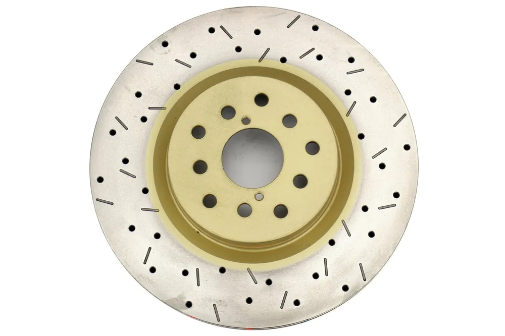 DBA 4000 Series Drilled/Slotted Front Rotor SIngle - Subaru Models (inc. 2015-2021 WRX / 2014-2017 Forester XT)