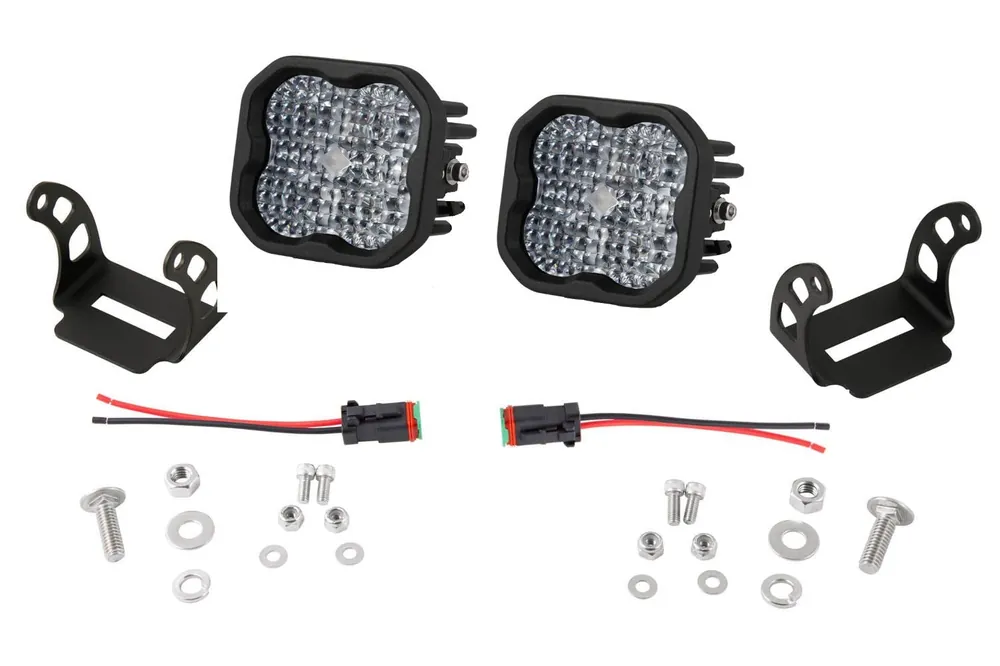 Diode Dynamics SS3 Pod Max Flood Light Kit White